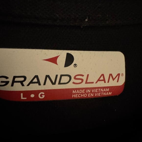 Grand Slam Men’s Black Polo Shirt – Size Large - Picture 4 of 4